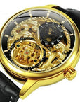 Carved Hollow Automatic Mechanical Watch men