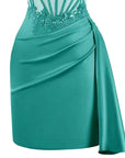 Women’s French Chic Lace Fishbone Dress – Light Luxury Slim-Fit Sling Style