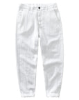 Men’s Pure Linen Loose Casual Cropped Pants – Lightweight Summer Comfort