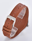 Montre homme avec bracelet en cuir lumineux