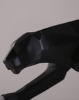 Skulptur des schwarzen Panthers