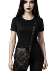 ⚰️ Gothic Coffin Crossbody Bag – Darkly Elegant & Functional