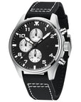Men's Luminous Sapphire Watch – 100M Waterproof Quartz Timepiece (Blue/Green/Black) – Night Glow Feature