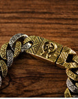 Men's Totem Bracelet – Tribal Masculine Jewelry – Handcrafted Statement Piece