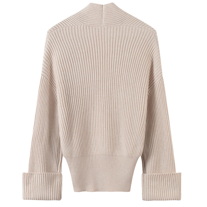 Strickpullover Damen Langarm