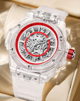 Automatische mechanische Uhr Unisex Transparent
