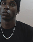 Collier de perles en coquillage naturel HOMME