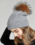CHAPEAU CHAUD EN FOURRURE POUR FEMME