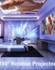 Small Projector 4K Wireless WiFi Smart 5G Projector