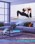 Small Projector 4K Wireless WiFi Smart 5G Projector