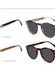 Japanese Retro Round Sunglasses - UV400 Protection