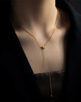 🌙 Moon & Star Pendant Necklace - 18K Gold/Platinum Plated