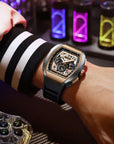 Hollow Multifunctional Waterproof Watch men