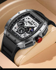 Hollow Multifunctional Waterproof Watch men