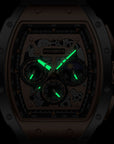 Hollow Multifunctional Waterproof Watch men