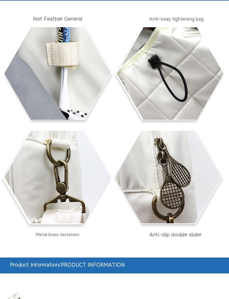 ๐พ Tennis & Badminton Backpack โ Premium Nylon Sports Bag (Holds 2-3 Rackets) โ Gym & Court Essential