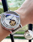 Starry Sky Mechanical Watch – Tourbillon Display | 41mm Stainless Steel