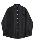 Men’s Cotton Square-Collar Shirt – Slim Long Sleeve (M-2XL)