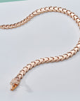 💫 Rose Gold Snake Bracelet – Hypnotic Elegance for Everyday Glam