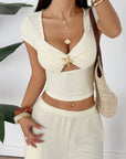 Women’s Vest & Wide-Leg Pants Suit – Chic Two-Piece Set for Effortless Style