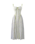 Women' sLace Embroidered Floral Slip Dress – Pure Desire & Elegant Charm
