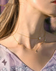 Schmetterlingsstern-Doppelkette – Ätherische Eleganz
