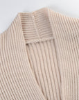 Pull en tricot à manches longues pour femme