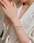 Double-Layer Titanium Steel Waist Bracelet – Adjustable Body Chain – Boho Chic Accessory