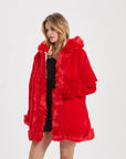 Women’s Fashionable Warm Fur Coat – Cozy Elegance with a Modern Edge