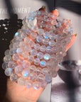 ๐ Women's Natural Blue Moonstone Bracelet โ Healing Crystal Jewelry (6-10mm) โ Boho Chic Spiritual Gift