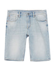 Men’s Classic Denim Shorts - 100% Cotton Washed Comfort