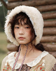 Japanese Cute Lamb Fur Hat – Cozy Warmth with Kawaii Charm