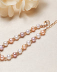 Women’s High-Grade 14K Gold-Plated Pearl Bracelet – Auspicious Elephant Design