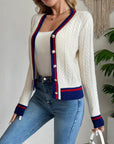 Women’s Button-Up Knitted Cardigan – Elegant Everyday Essential