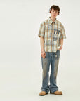 🌾 Wild West Revival: MEN Plaid Overshirt