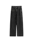 Men's American Retro Jeans – Classic Mid-Rise Straight Leg – 100% Cotton Vintage Denim
