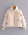 Women's Puffy Bread Coat - 100% Cotton Quilted Jacket