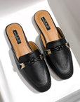 Women’s Closed-Toe Half Slippers – Casual Comfort with Chic Simplicity