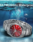 ⌚🔥 Men's Stainless Steel Automatic Watch – Precision Meets Timeless Elegance