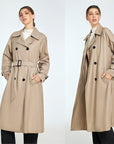 🧥 Women’s Classic Trench Coat – Timeless Elegance, Modern Comfort