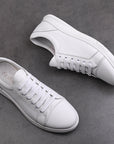 Chaussures de planche en cuir de vache véritable - Chaussures universelles classiques à talon plat