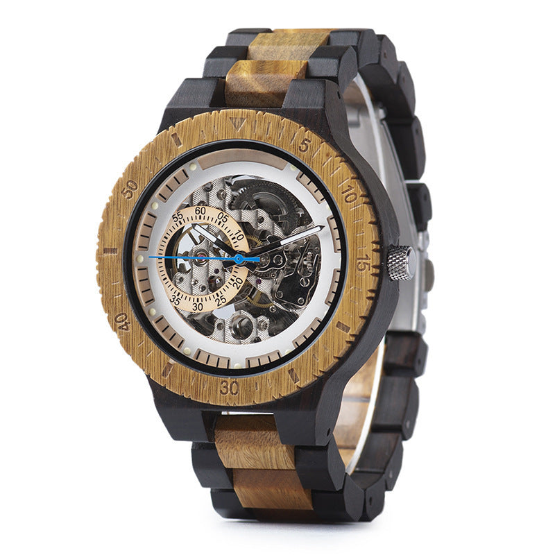 🌳 Mechanical Wood Watch – Nature’s Precision in Motion