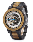 š³ Mechanical Wood Watch ā Natureās Precision in Motion