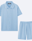 Men’s Business-Casual Sweater Two-Piece Set – Effortless Style & Comfort