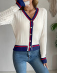 Women’s Button-Up Knitted Cardigan – Elegant Everyday Essential