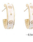 Women’s Light Luxury Sterling Silver Needle Earrings – Elegant Modern Glow