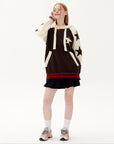 Women’s Vintage Knitted Cardigan Hoodie – Cozy Leisure with Retro Charm