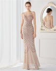 Women’s Dream Celebrity Evening Dress – Long Slim Elegant Party Gown