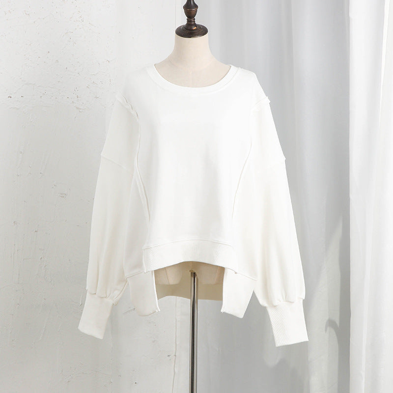 WOMEN   Oversized Cotton Sweater – Effortless Everyday Comfort