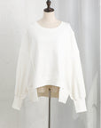 WOMEN Oversized Cotton Sweater – Effortless Everyday Comfort